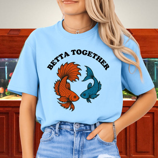 Betta Together Shirt – Tropical Fish Lovers Graphic Tee