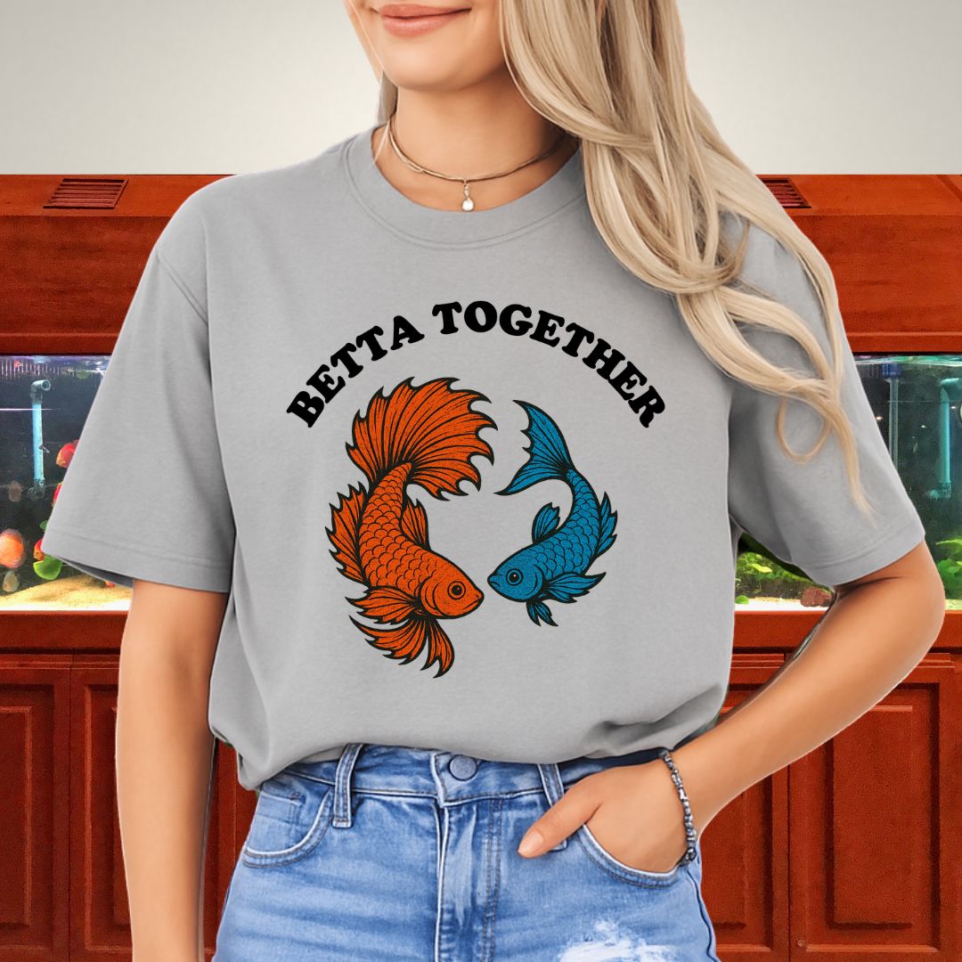 Betta Together Shirt – Tropical Fish Lovers Graphic Tee