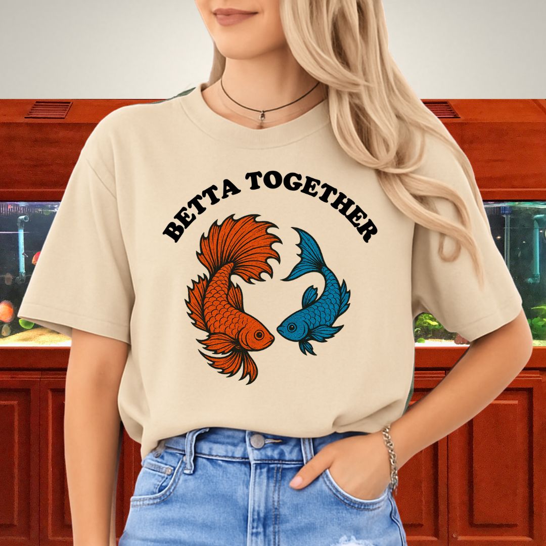 Betta Together Shirt – Tropical Fish Lovers Graphic Tee