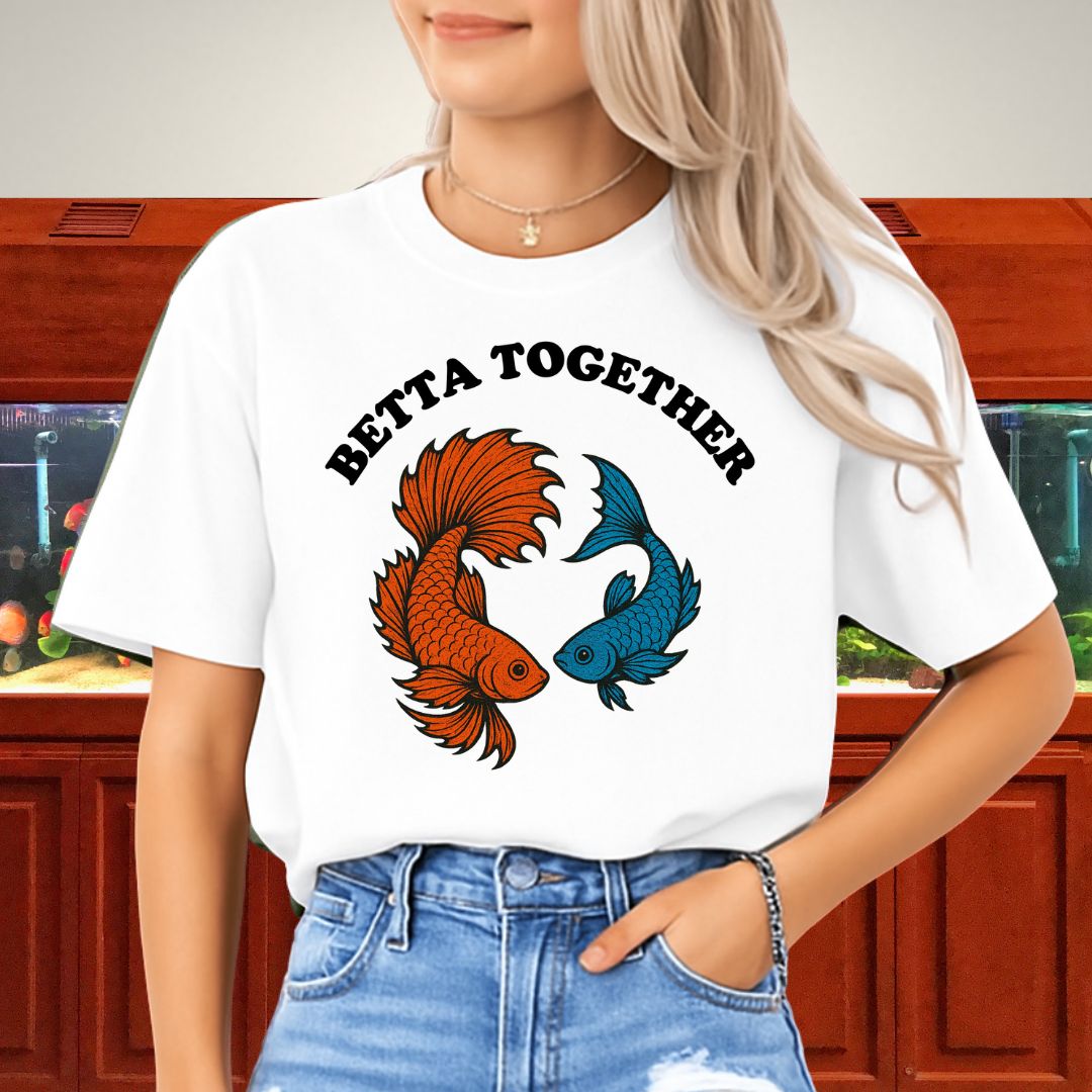 Betta Together Shirt – Tropical Fish Lovers Graphic Tee