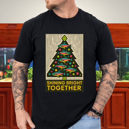 Neon Tetra Christmas Tree Tee – Shining Bright Together