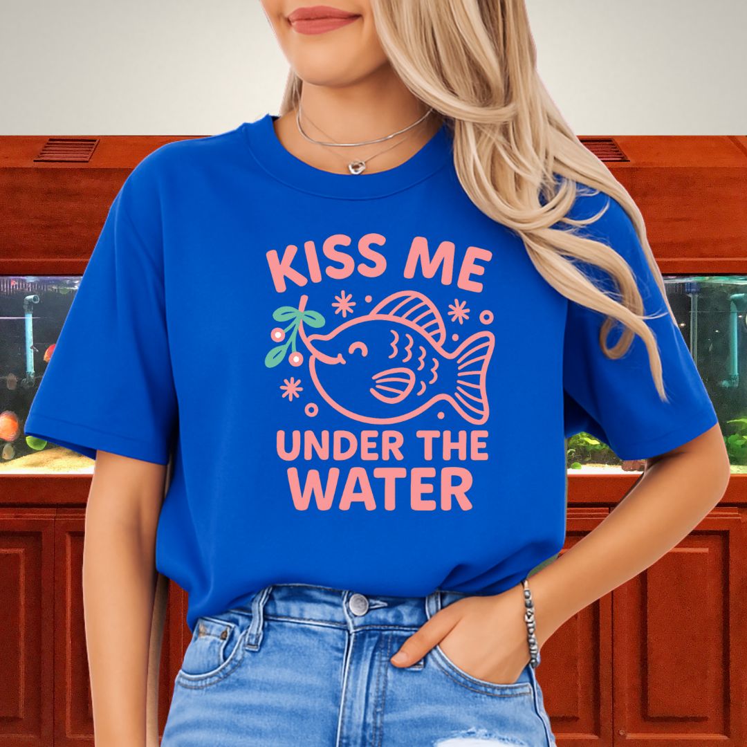 Kiss Me Under the Water Tee – Kawaii Molly Holiday Shirt