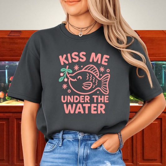 Kiss Me Under the Water Tee – Kawaii Molly Holiday Shirt