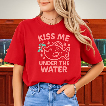 Kiss Me Under the Water Tee – Kawaii Molly Holiday Shirt