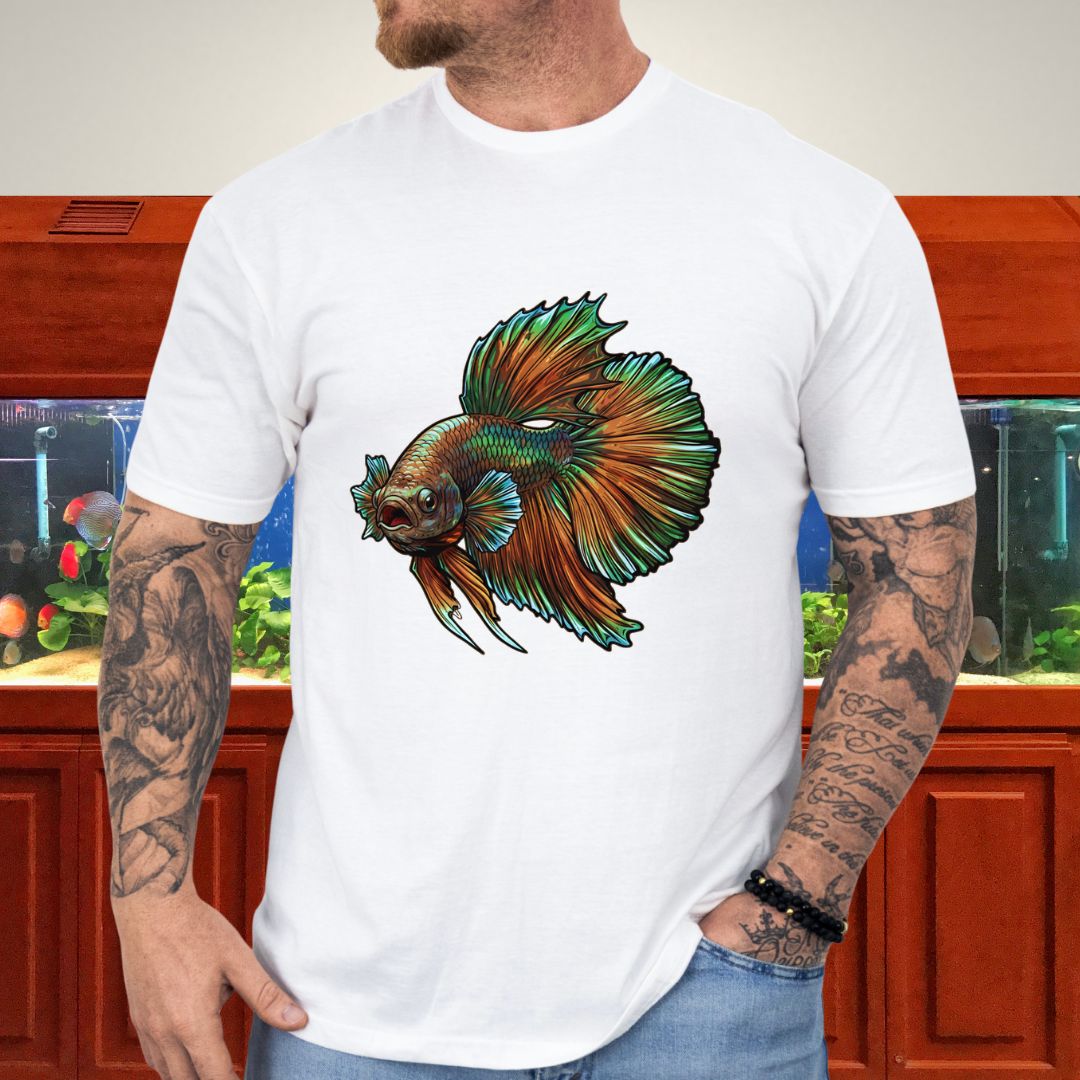 Copper Dragon Betta Dominance Tee-T-Shirt-Fish &amp; Friends Tees