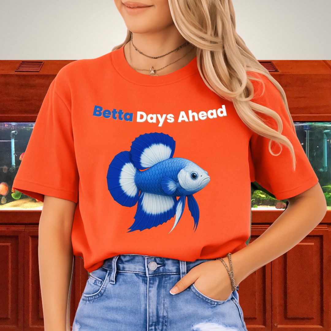 Betta Days Ahead Shirt – Doubletail Butterfly Betta Graphic Tee-T-Shirt-Fish &amp; Friends Tees