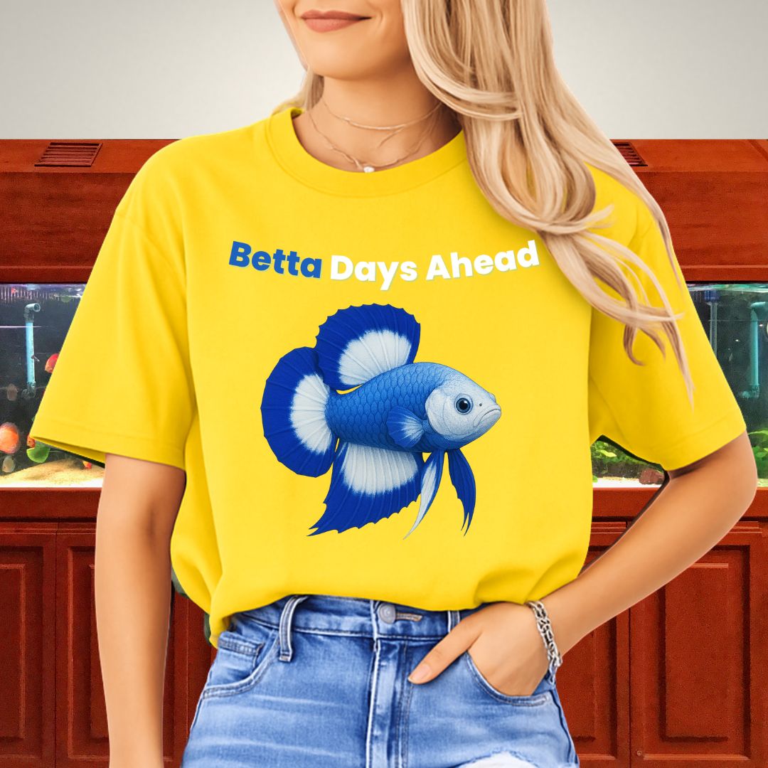 Betta Days Ahead Shirt – Doubletail Butterfly Betta Graphic Tee-T-Shirt-Fish &amp; Friends Tees