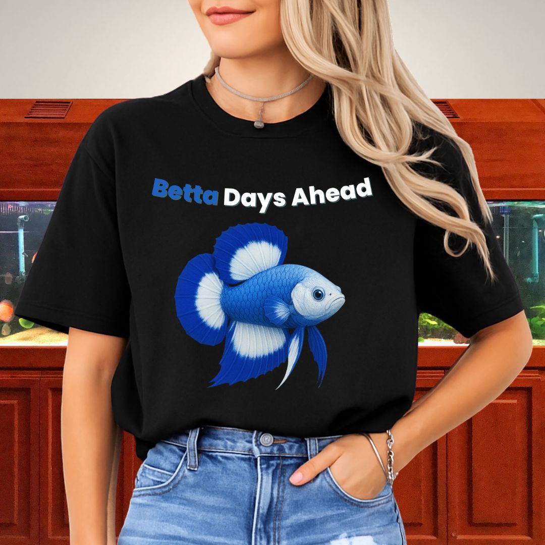 Betta Days Ahead Shirt – Doubletail Butterfly Betta Graphic Tee-T-Shirt-Fish &amp; Friends Tees