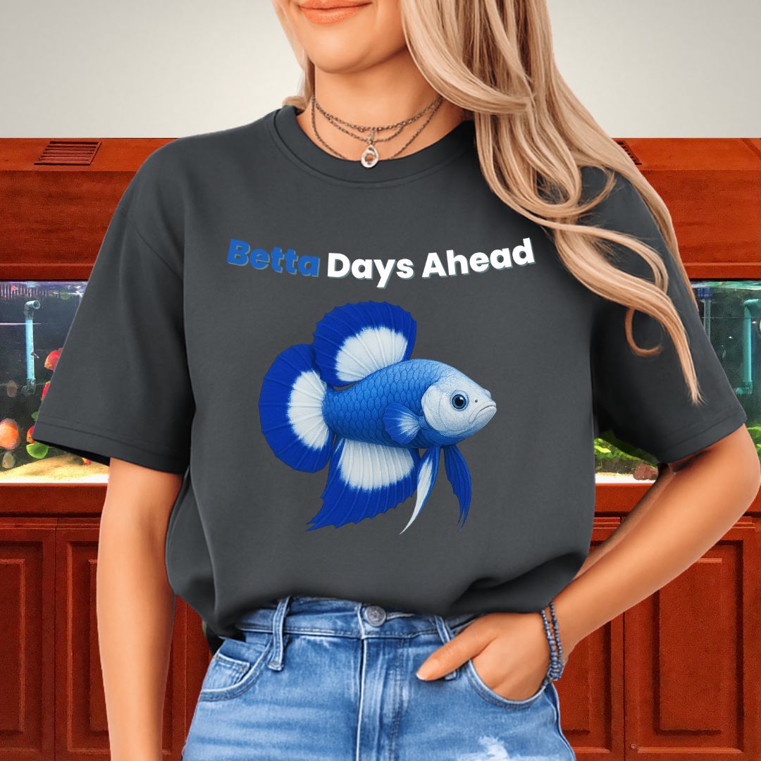 Betta Days Ahead Shirt – Doubletail Butterfly Betta Graphic Tee-T-Shirt-Fish &amp; Friends Tees