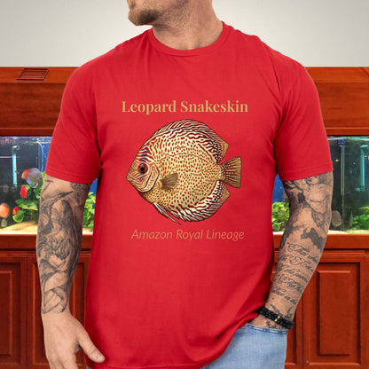 Leopard Snakeskin Discus – Amazon Royal Lineage Tee-T-Shirt-Fish &amp; Friends Tees