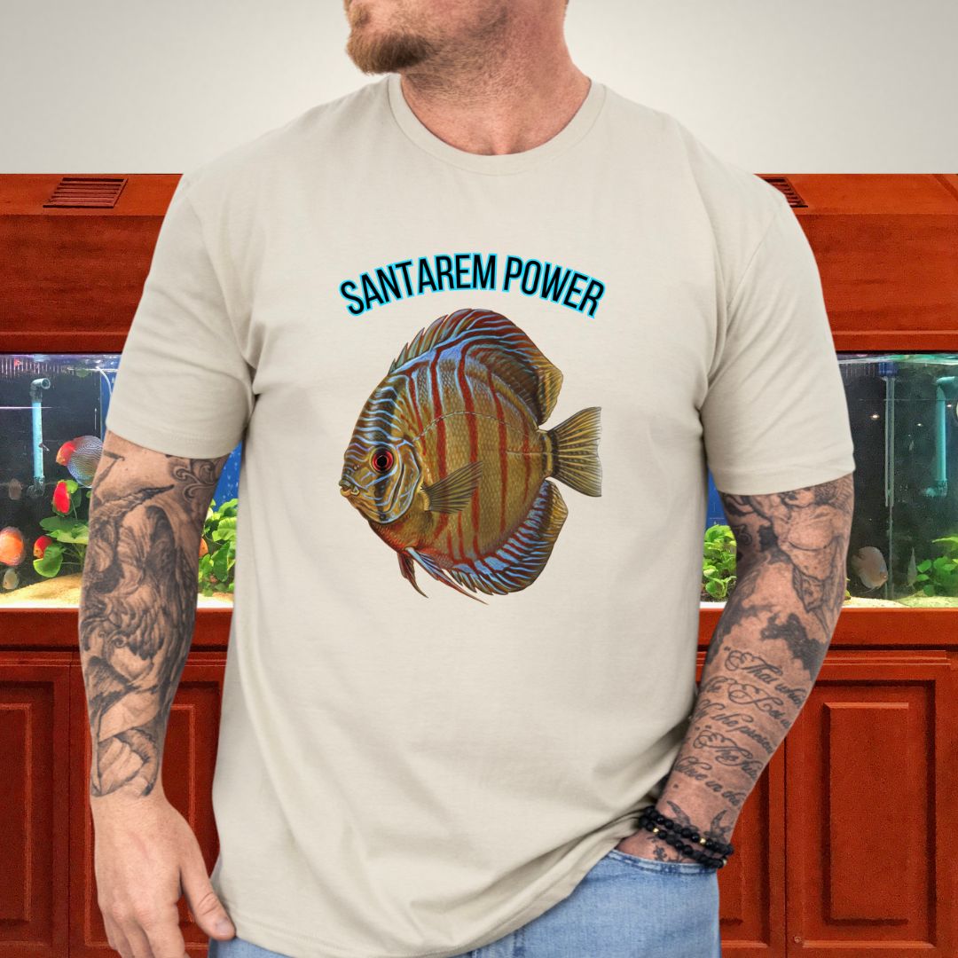 Santarem Power – Wild Discus Heritage Tee-T-Shirt-Fish &amp; Friends Tees