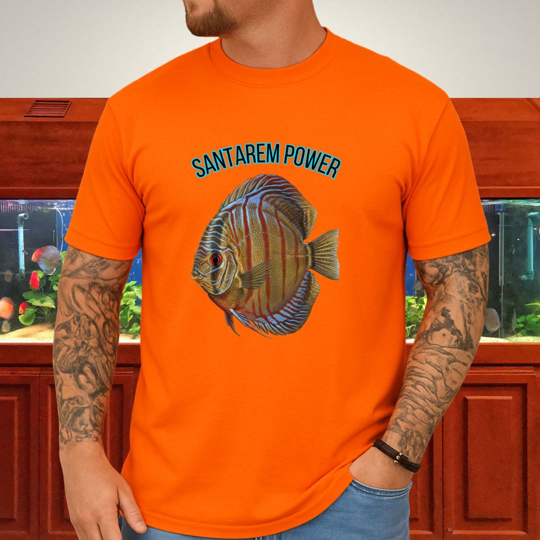 Santarem Power – Wild Discus Heritage Tee-T-Shirt-Fish &amp; Friends Tees