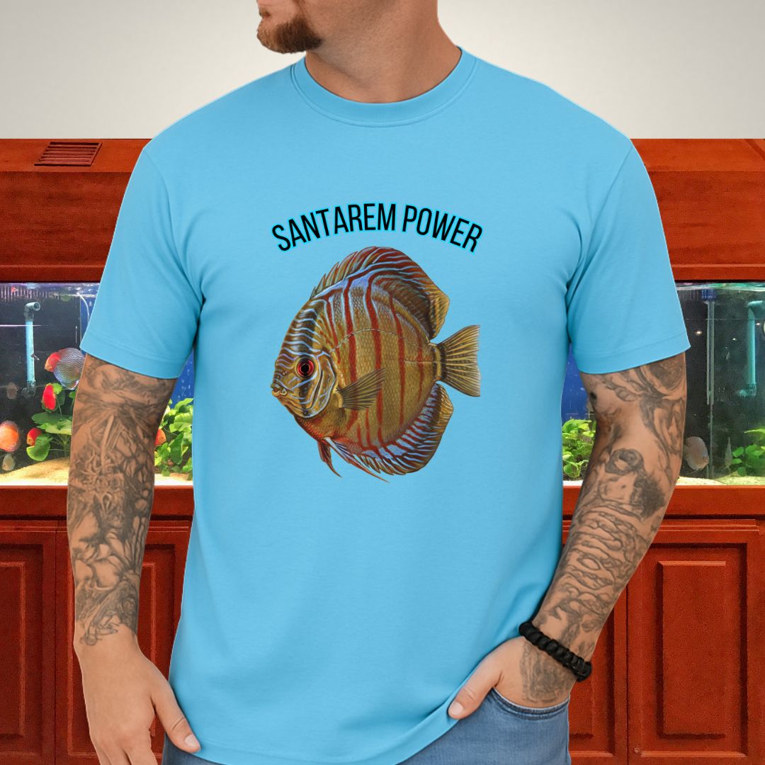 Santarem Power – Wild Discus Heritage Tee-T-Shirt-Fish &amp; Friends Tees