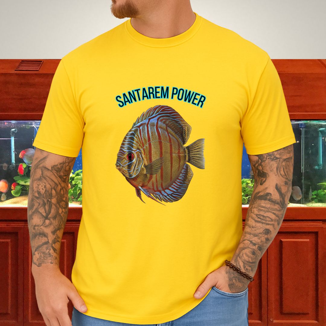 Santarem Power – Wild Discus Heritage Tee-T-Shirt-Fish &amp; Friends Tees