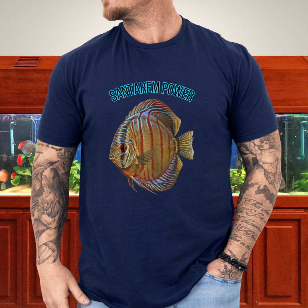 Santarem Power – Wild Discus Heritage Tee-T-Shirt-Fish &amp; Friends Tees