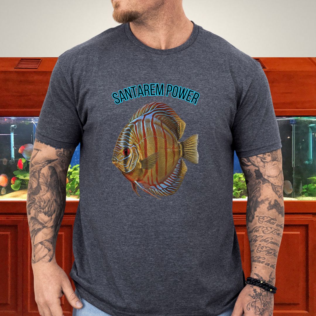 Santarem Power – Wild Discus Heritage Tee-T-Shirt-Fish &amp; Friends Tees