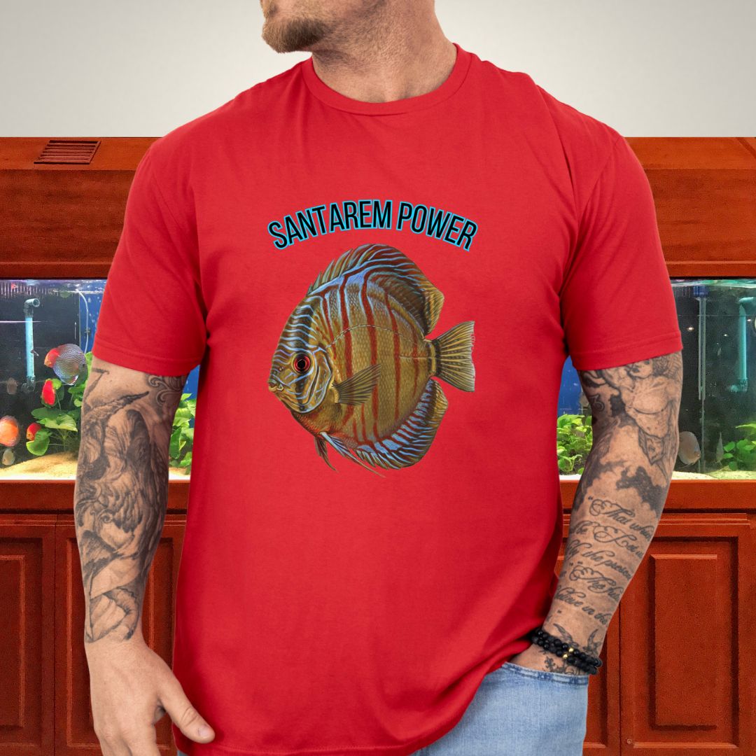 Santarem Power – Wild Discus Heritage Tee-T-Shirt-Fish &amp; Friends Tees