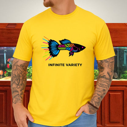 Infinite Variety Geometric Guppy Tee