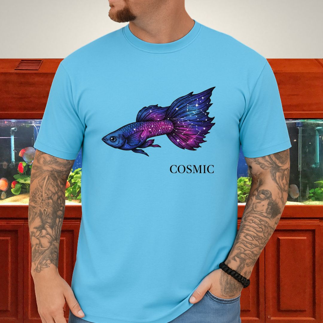 Cosmic Guppy Surreal Galaxy Tee