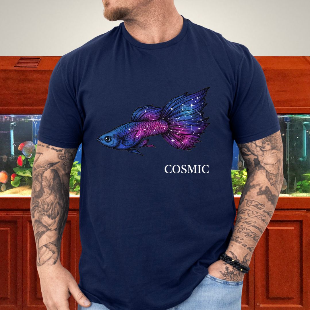Cosmic Guppy Surreal Galaxy Tee