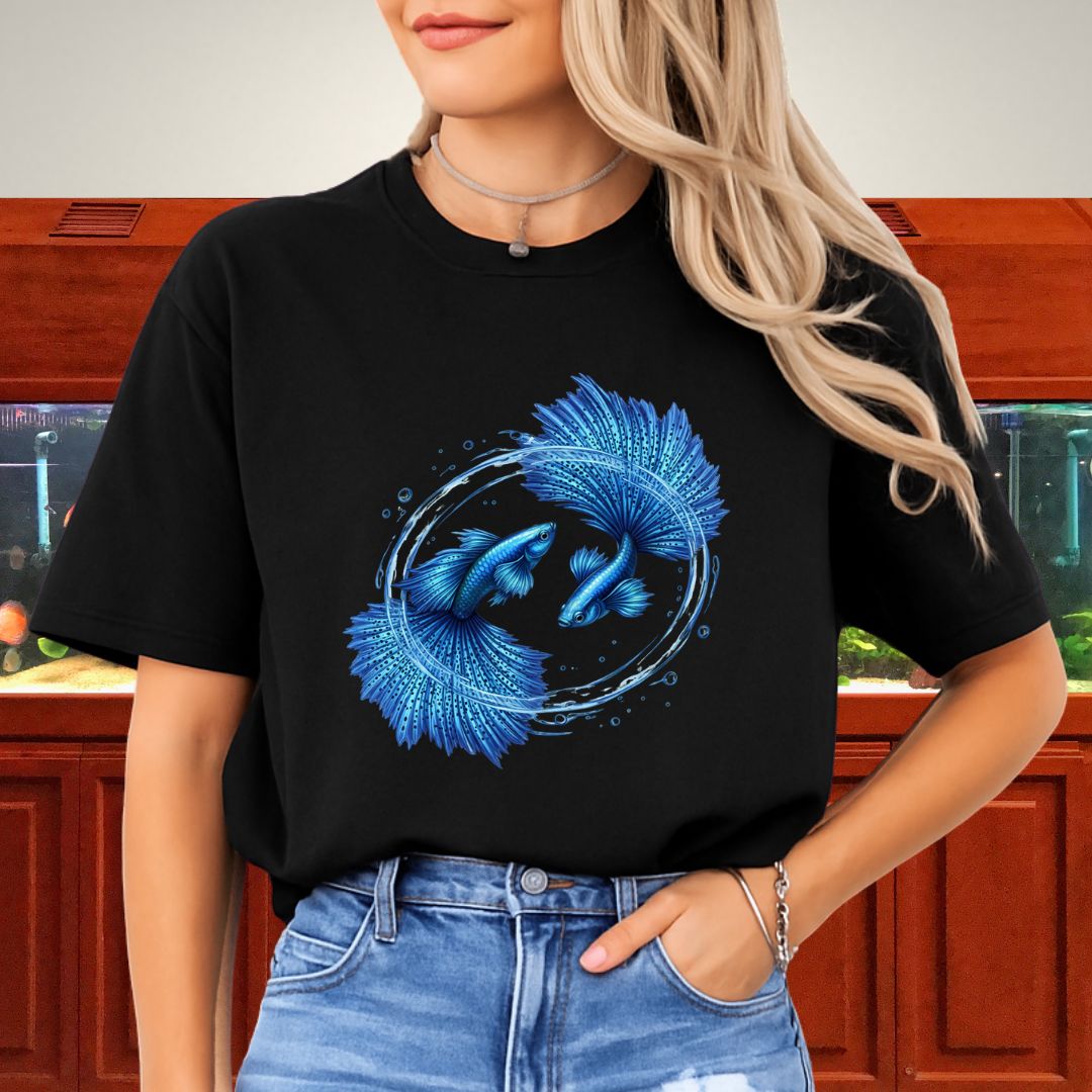 Circling Currents – Blue Grass Guppy Design