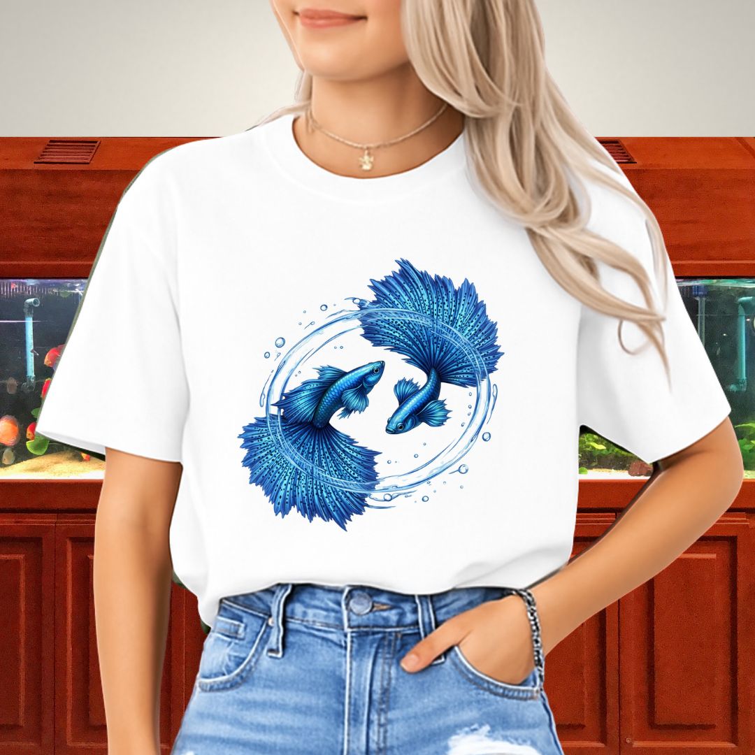 Circling Currents – Blue Grass Guppy Design
