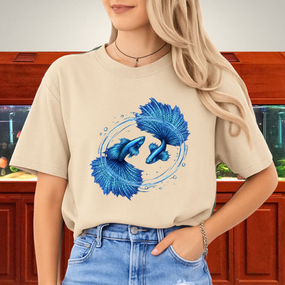 Circling Currents – Blue Grass Guppy Design