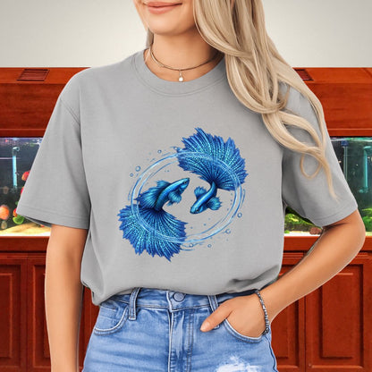 Circling Currents – Blue Grass Guppy Design