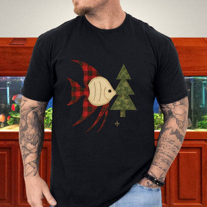 Country Christmas Angelfish Tee