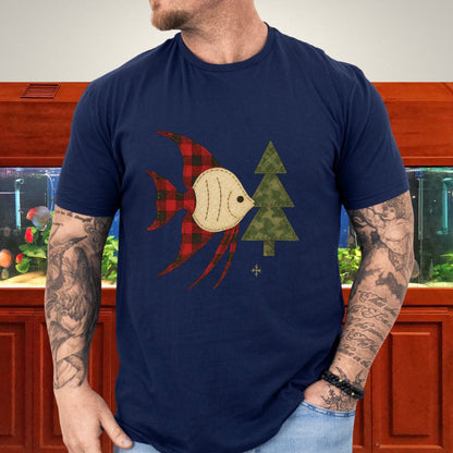 Country Christmas Angelfish Tee