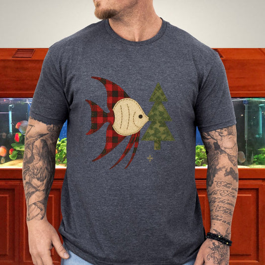 Country Christmas Angelfish Tee