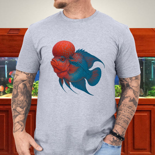 Flowerhorn Majesty Tee: Bold, Brilliant, Regal