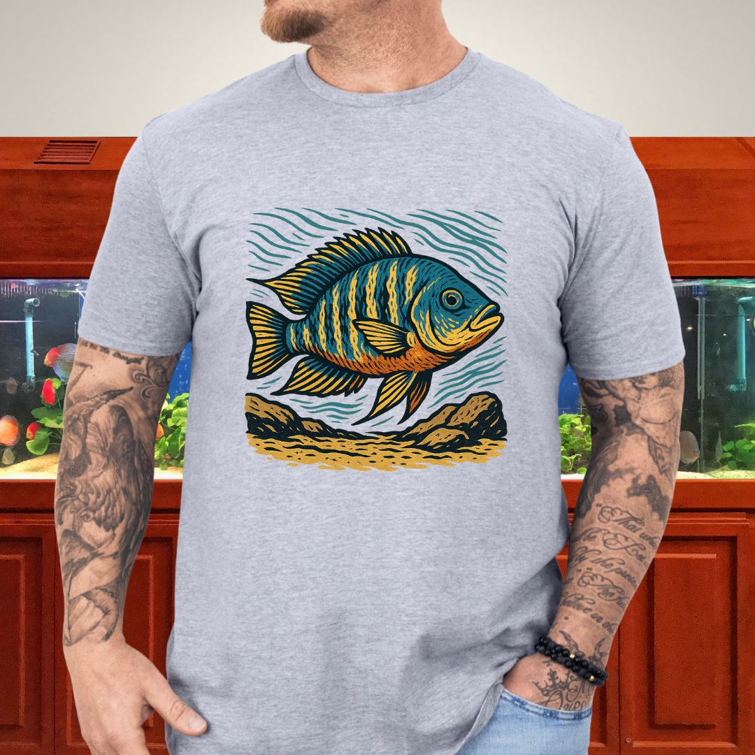 Peaceful Earth Eater - Geophagus altifrons