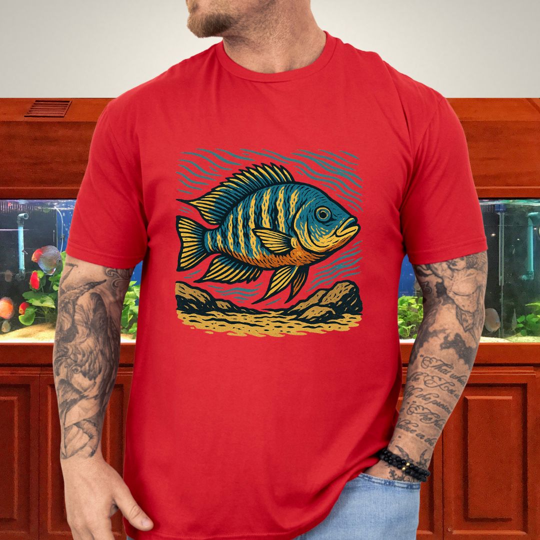 Peaceful Earth Eater - Geophagus altifrons