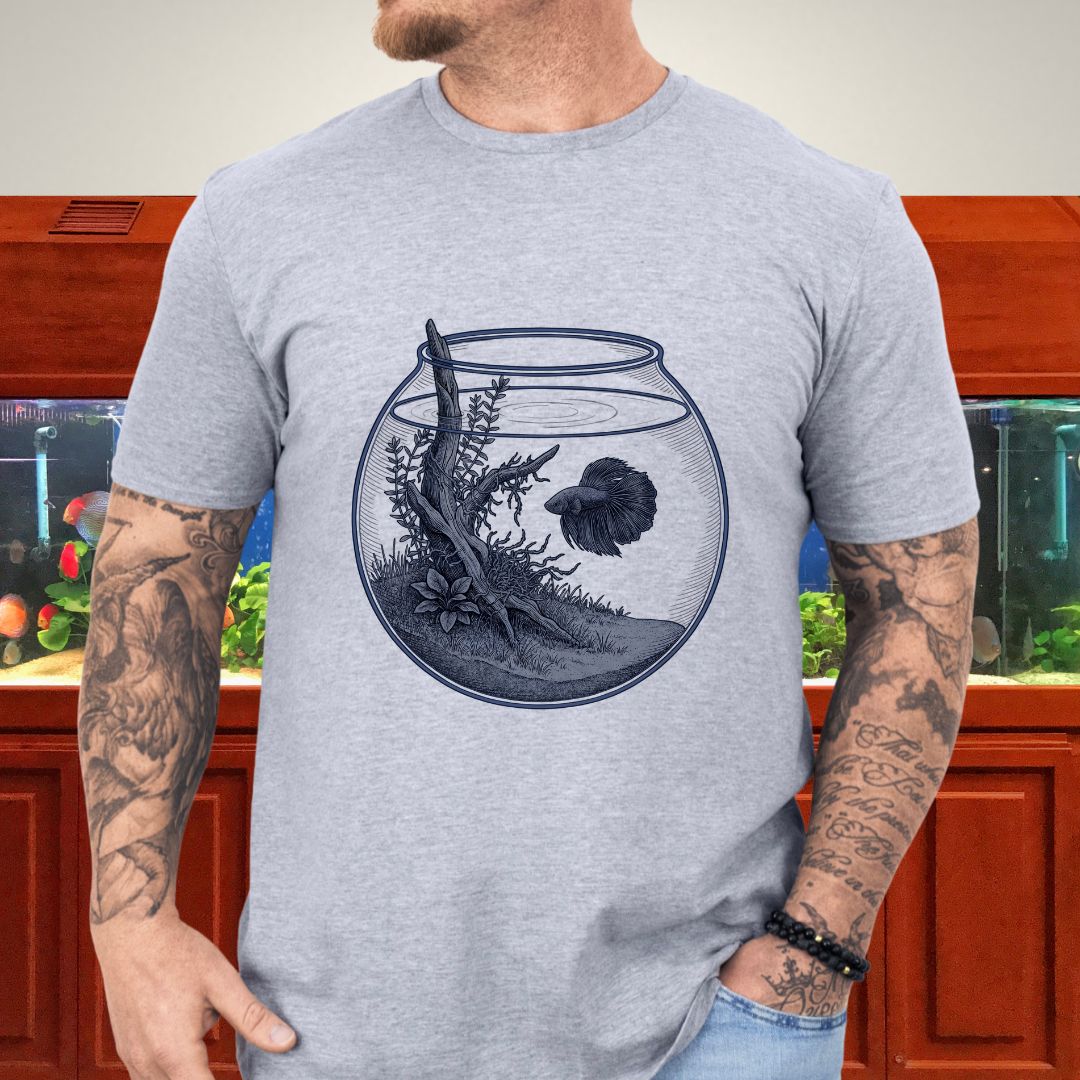 Betta Bowl Aquascape T-Shirt