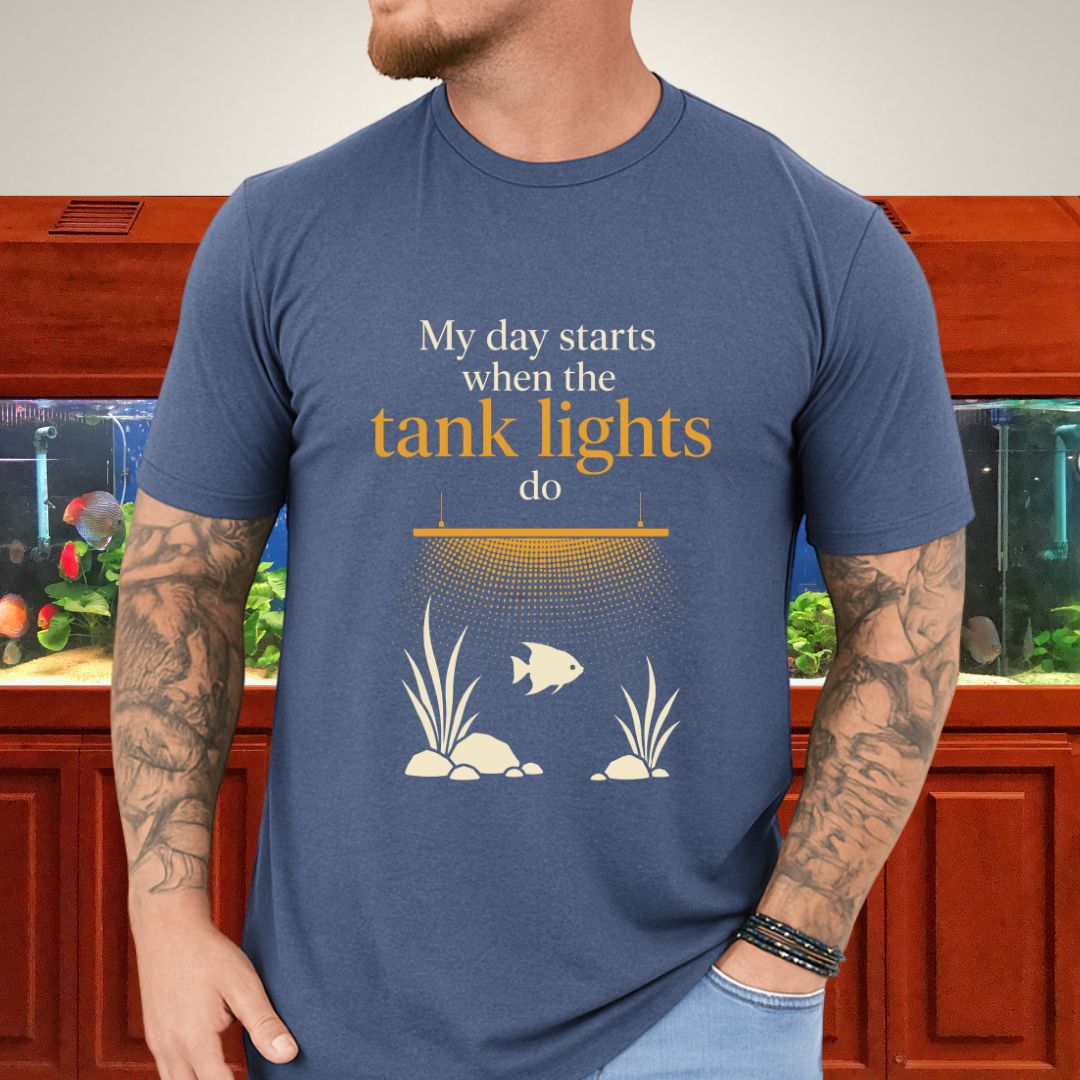 Aquarium Tank Lights Funny Fishkeeper T-Shirt