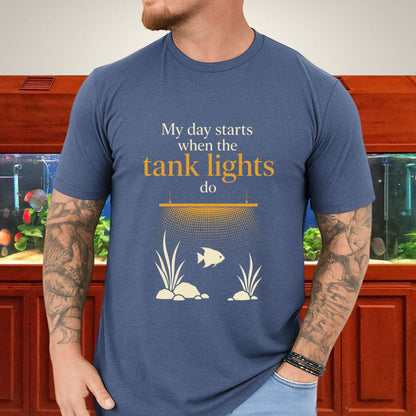 Aquarium Tank Lights Funny Fishkeeper T-Shirt