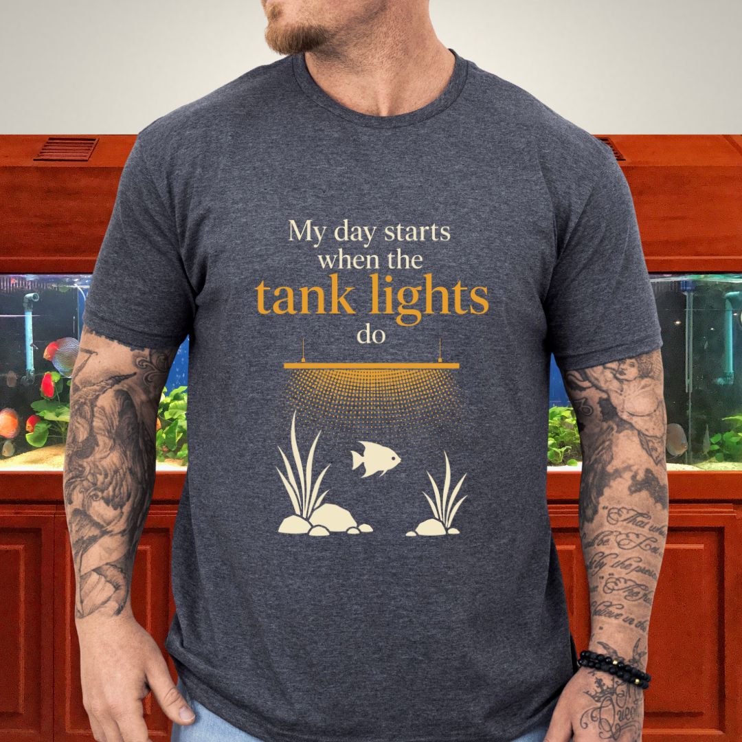 Aquarium Tank Lights Funny Fishkeeper T-Shirt