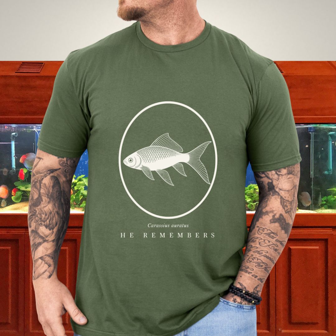 Comet Goldfish Vintage Plate Aquarist T-Shirt
