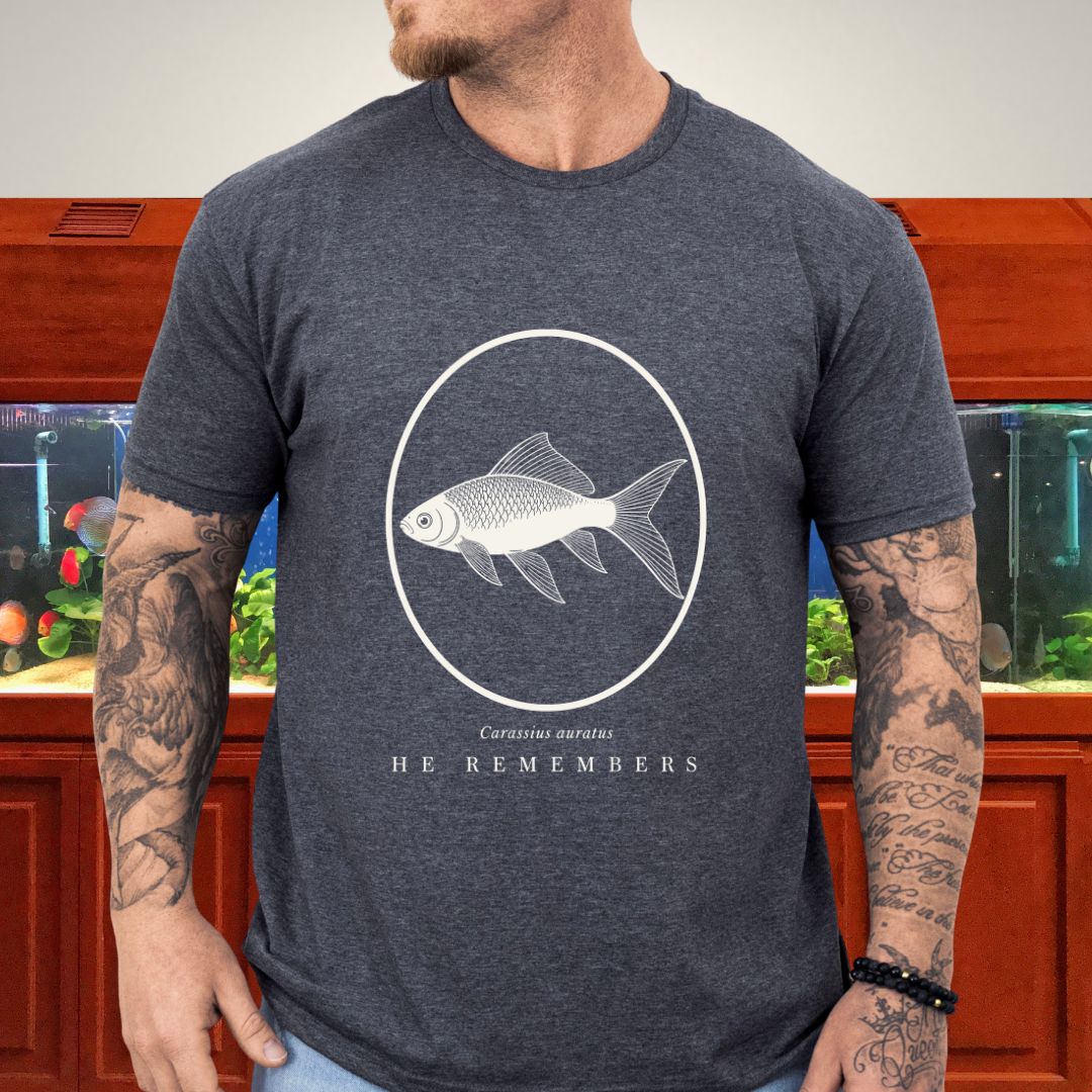 Comet Goldfish Vintage Plate Aquarist T-Shirt