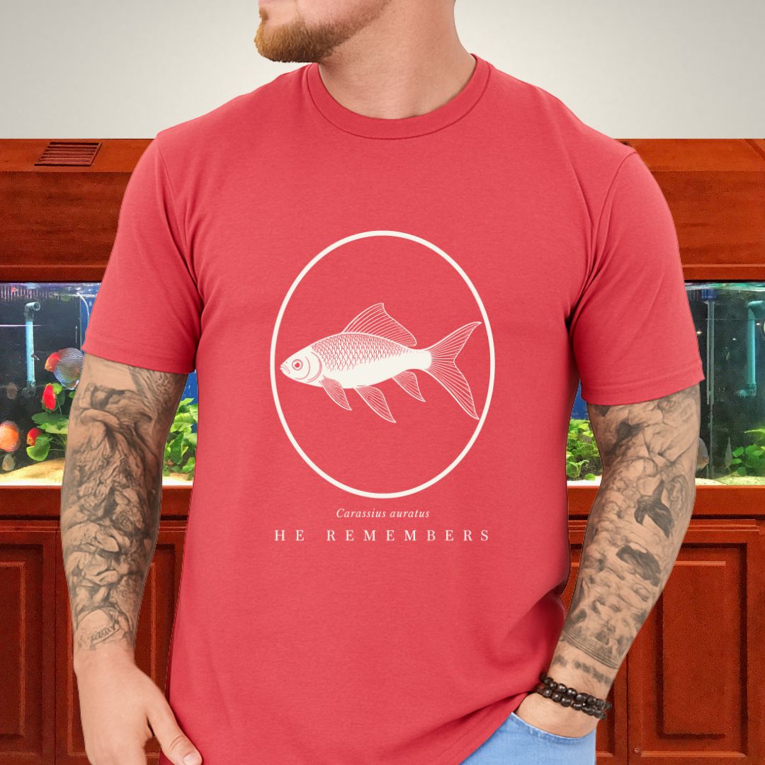 Comet Goldfish Vintage Plate Aquarist T-Shirt