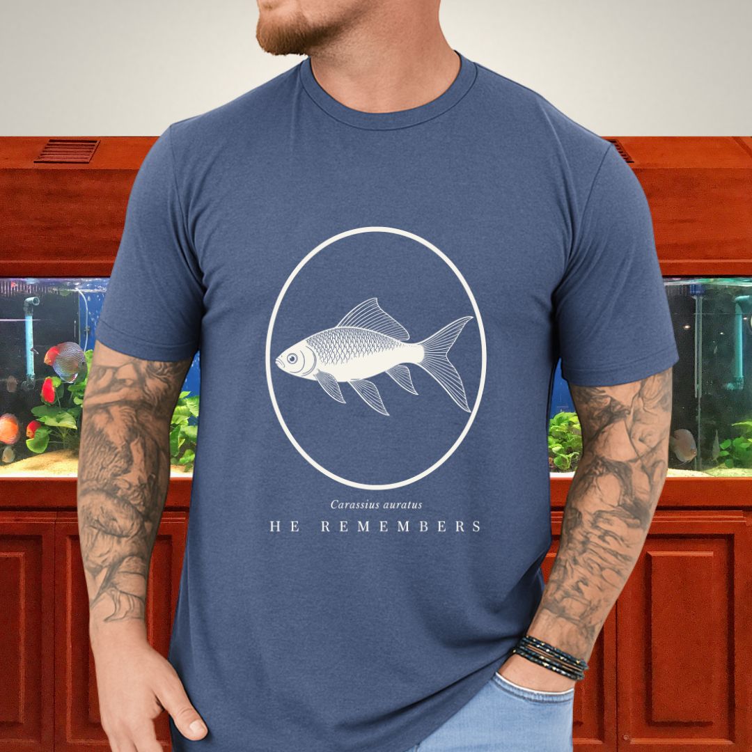 Comet Goldfish Vintage Plate Aquarist T-Shirt