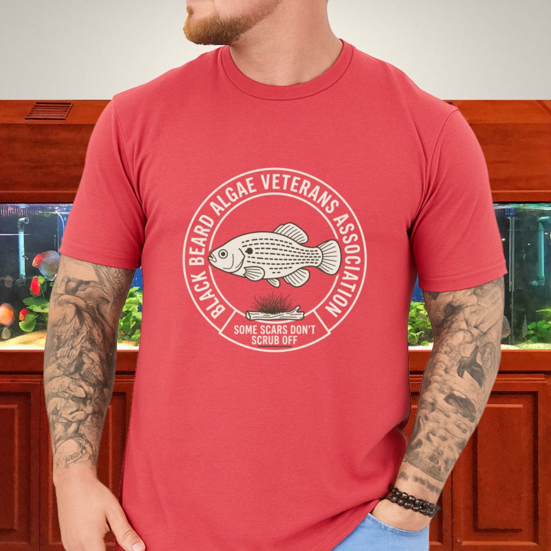 Black Beard Algae Veterans Association Aquascaper Shirt