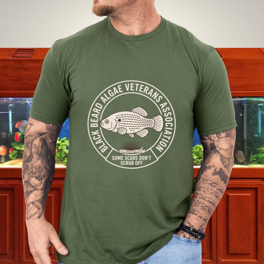 Black Beard Algae Veterans Association Aquascaper Shirt