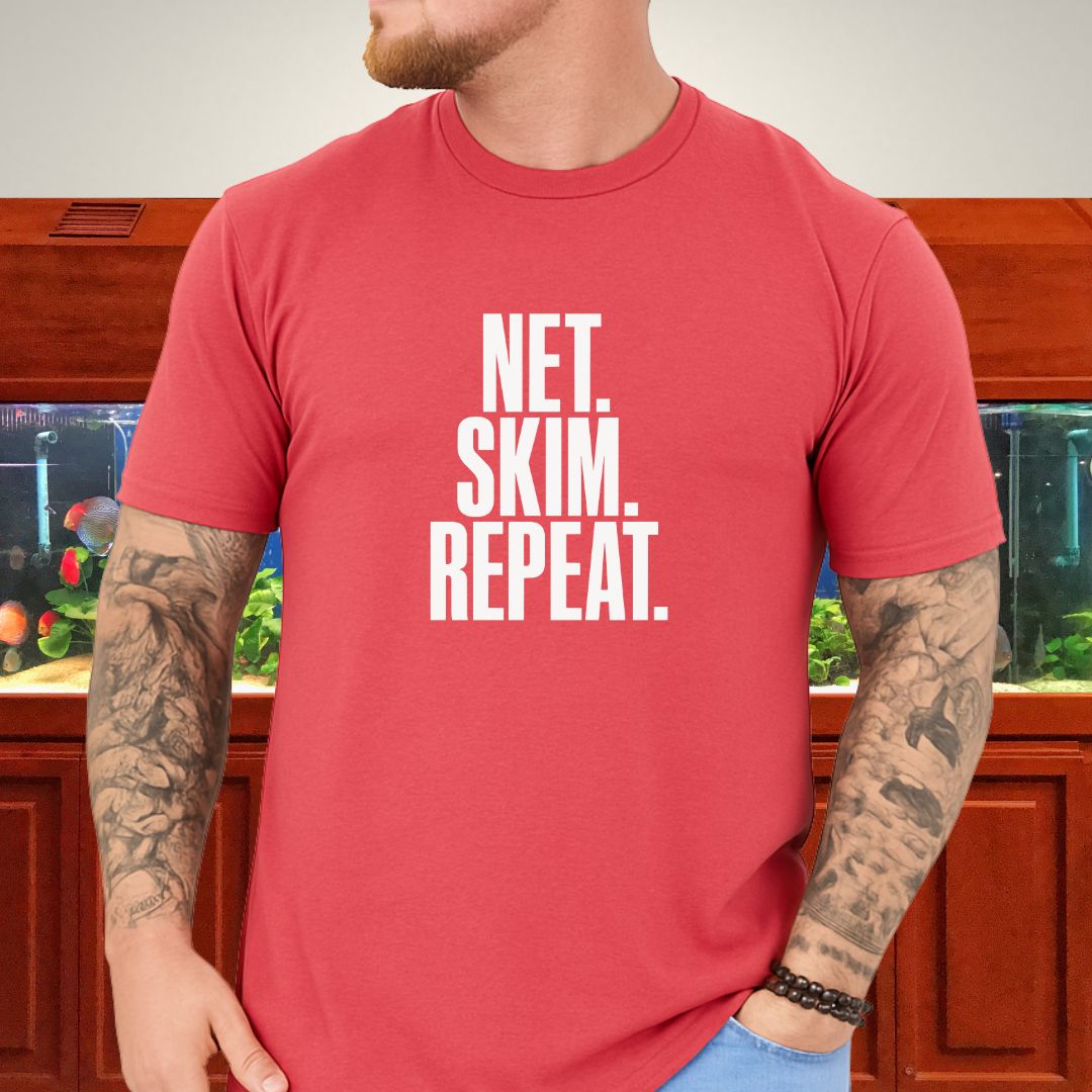 Net Skim Repeat Duckweed Fishkeeper T-Shirt