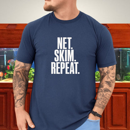 Net Skim Repeat Duckweed Fishkeeper T-Shirt