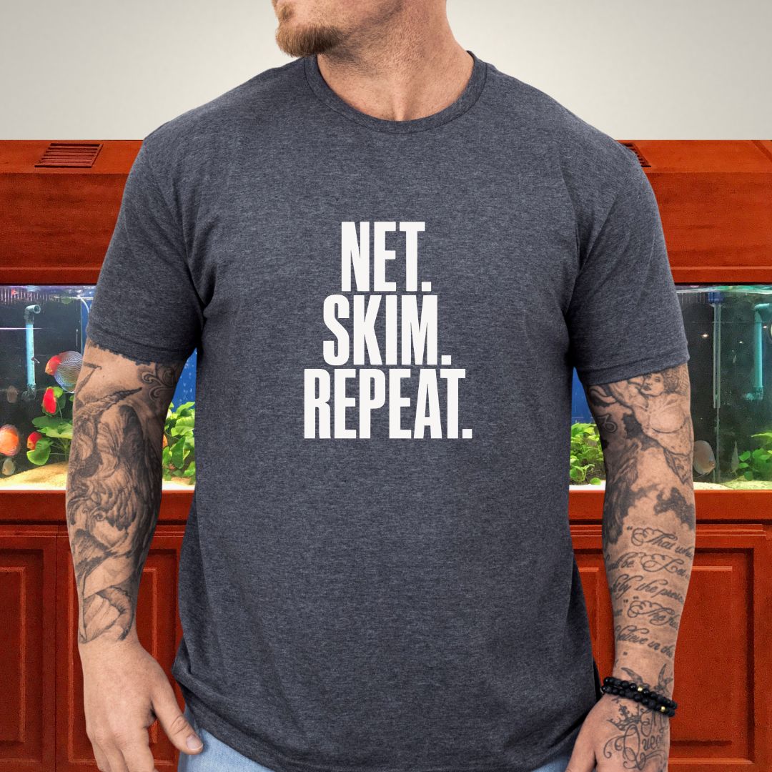 Net Skim Repeat Duckweed Fishkeeper T-Shirt