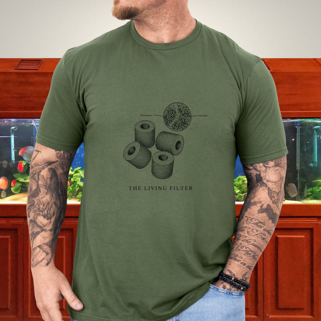 Ceramic Bio-Media Engraving Aquarium T-Shirt