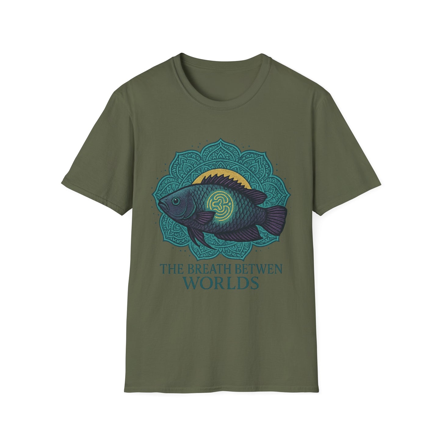 The Breath Between Worlds Tee – Spiritual Climbing Perch Design