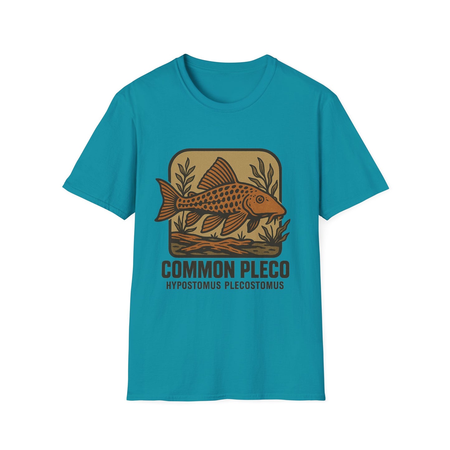 Common Pleco Shirt – Nostalgic Retro Aquarium Style